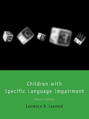 cover image of Children with Specific Language Impairment